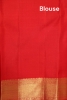 Pure Handloom Jungle Zari Wedding Kanjeevaram Silk Saree